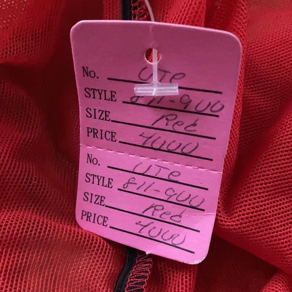 Retro Rhinestone Mesh Bodysuit thong Boudior Pin Up Lingerie OS - Picture 6 of 8